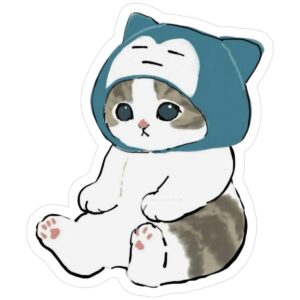 Blue caty sticker