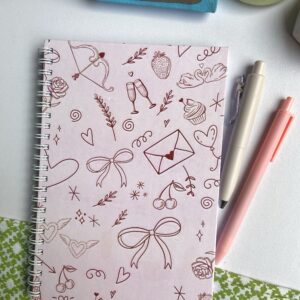Cutesy pink journal